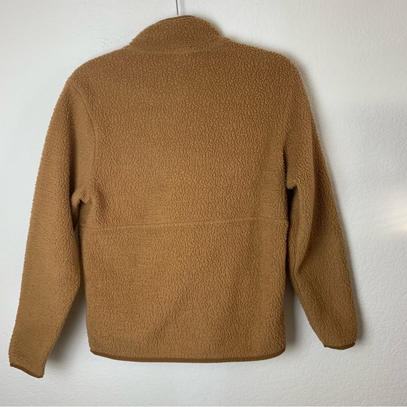 Patagonia womens brown retro pile marsupial fleece pullover sweater XS - Picture 6 of 7